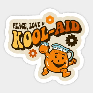 PEACE, LOVE & KOOL-AID Sticker